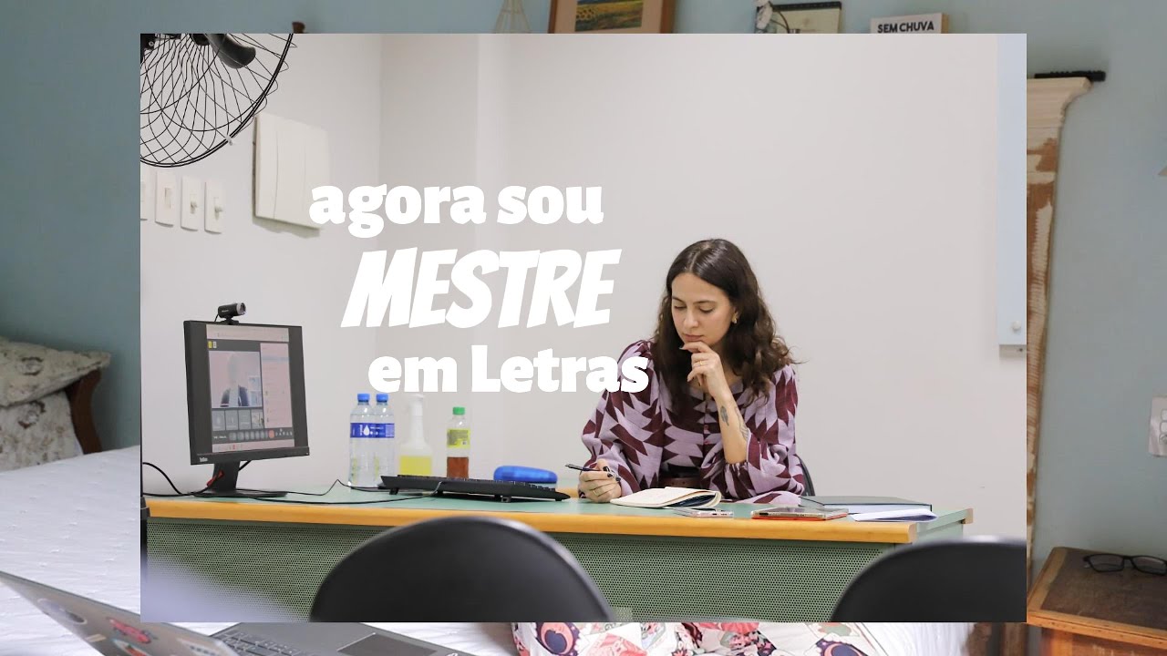 Um registro do dia que defendi o mestrado em Letras