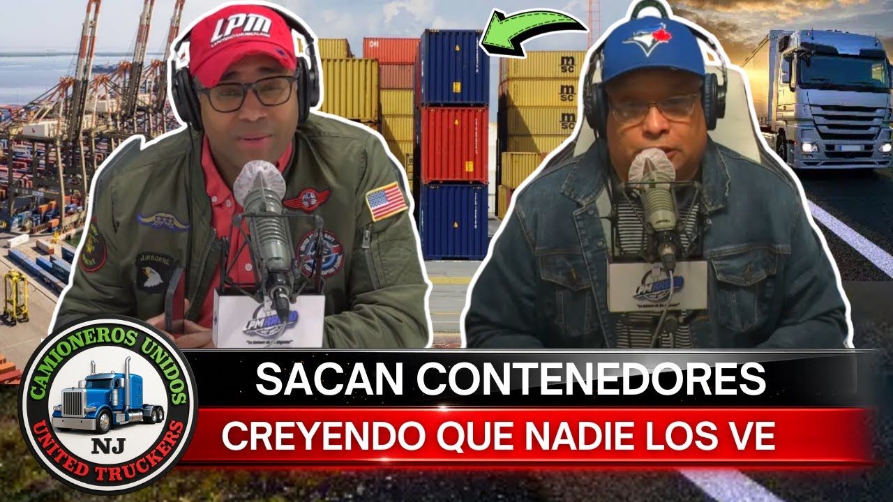 Camioneros Sacan Contenedores Como si no Hubiera Cámaras