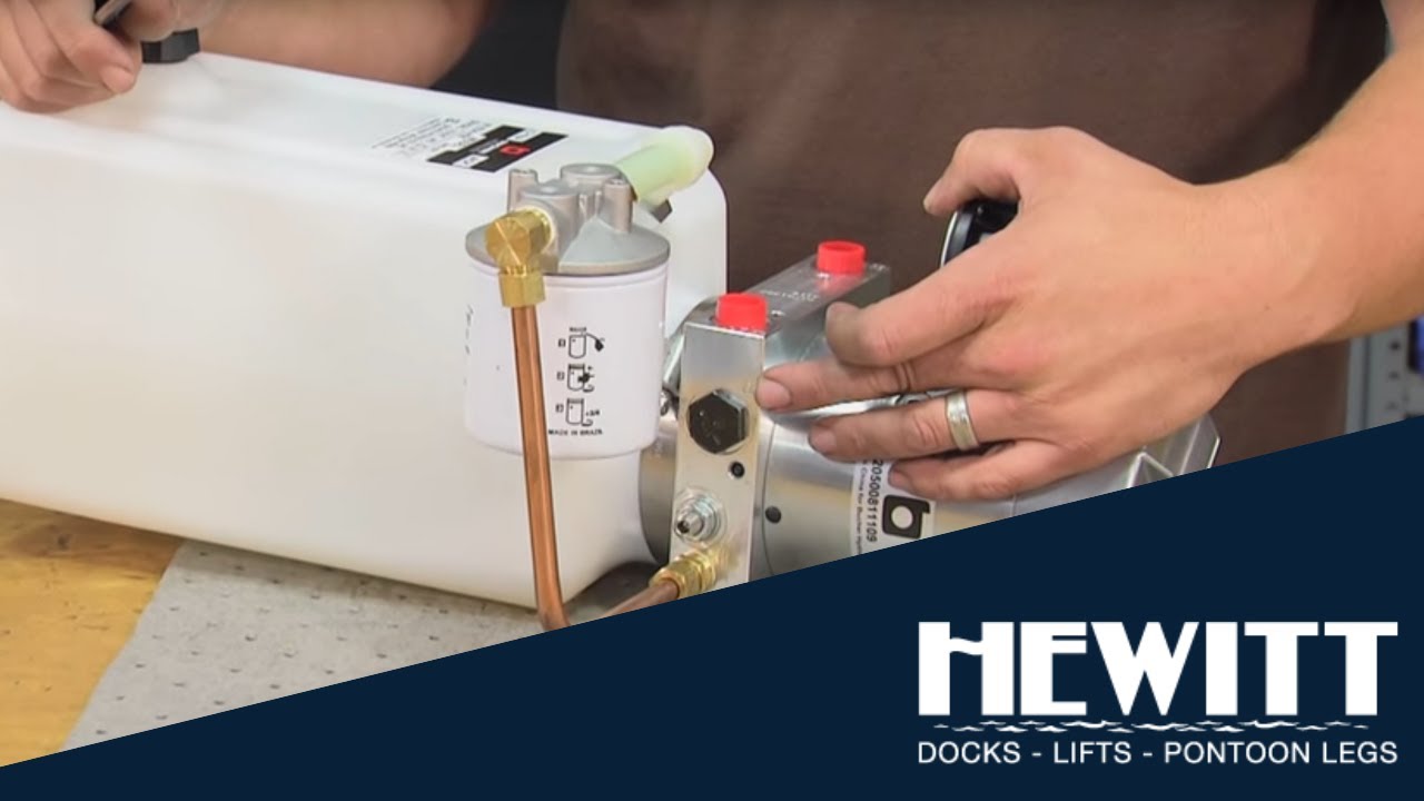 Changing the Check Valve in Hydraulic Boat Lift Pump