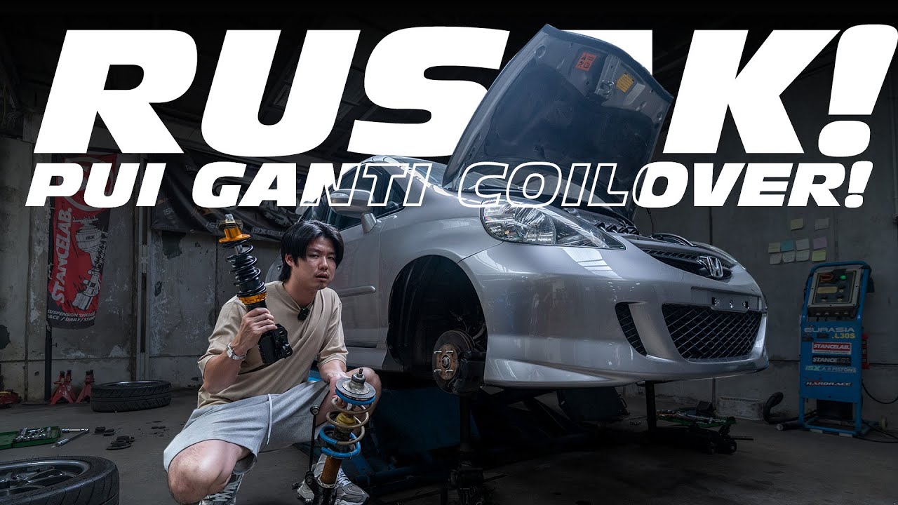 #PROJECTPUIGD3 EPS 8 : KERAS KAYAK GROBAK ! PUI GA LAYAK PAKAI , GANTI COILOVER BARU FT STANCELAB