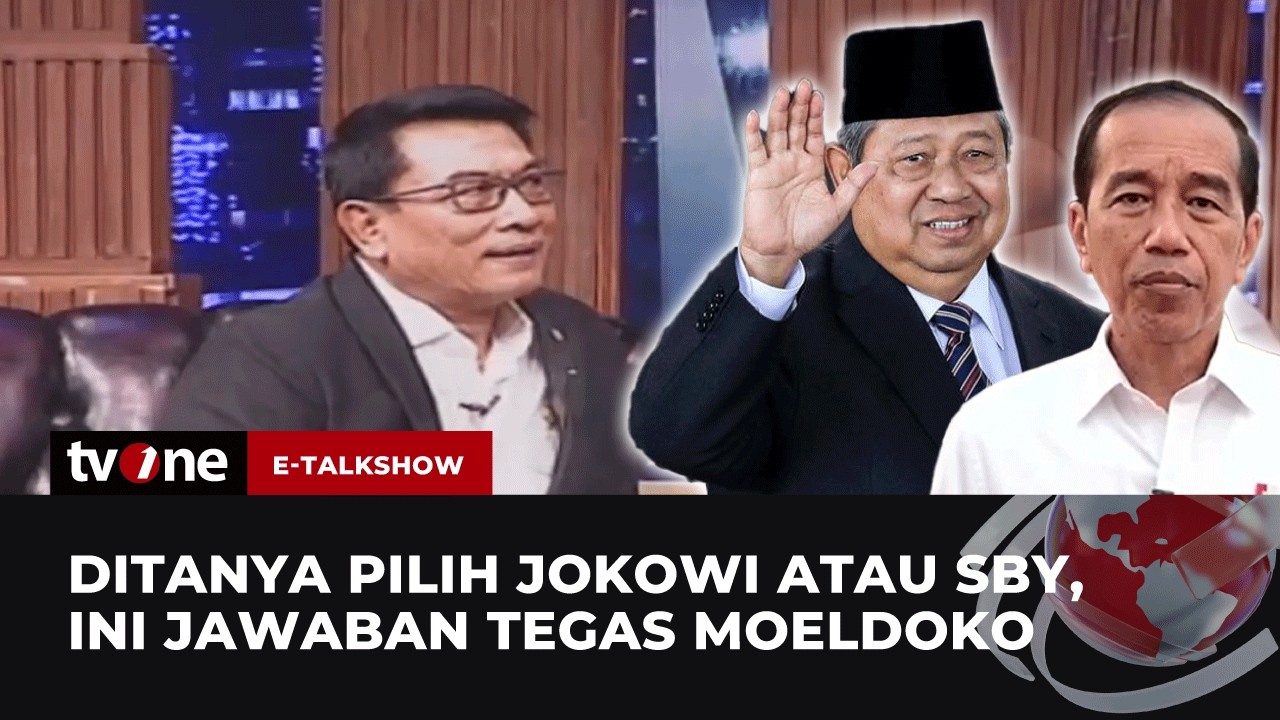 Jawaban Moeldoko Ketika Ditanya Pilih Jokowi atau SBY | E-Talkshow tvOne
