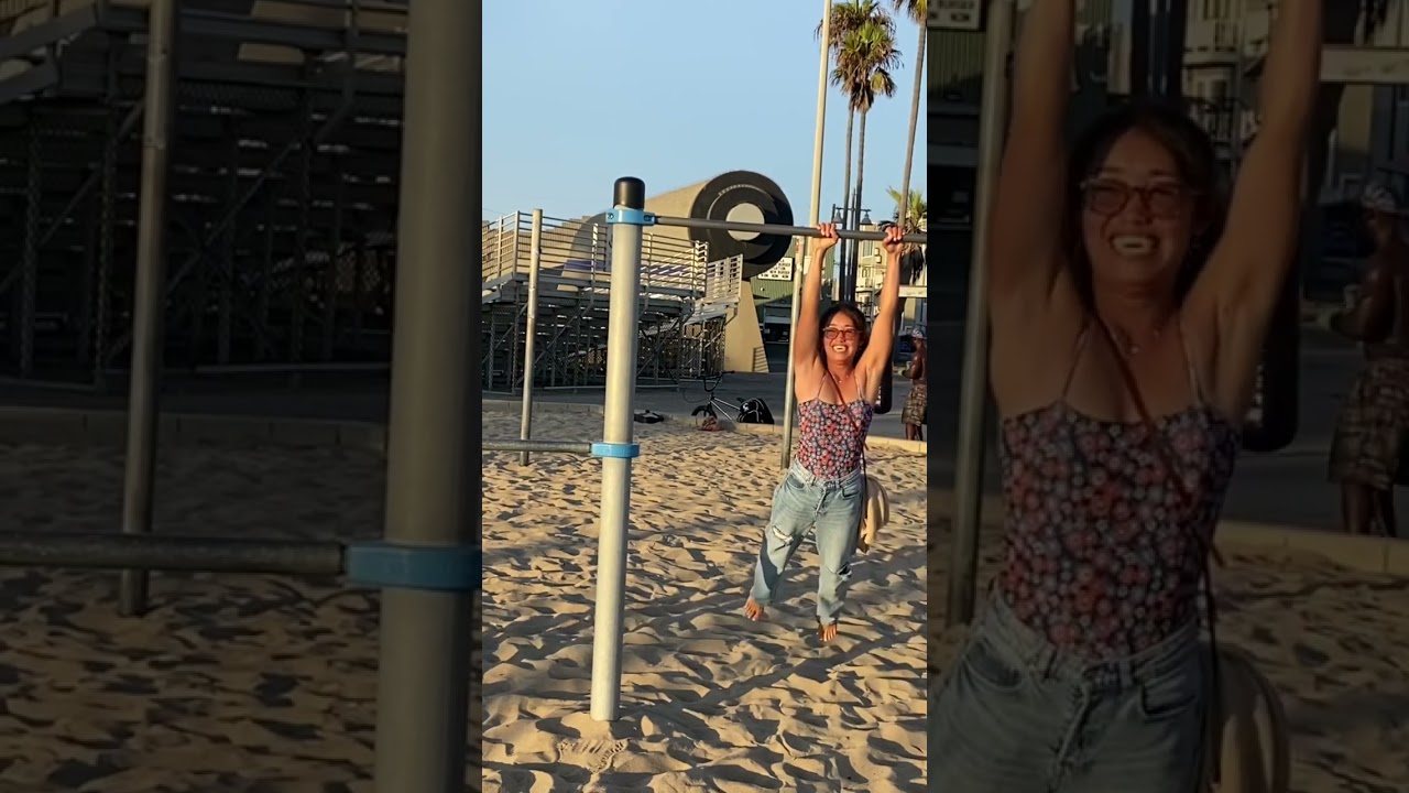 Training at the beach 