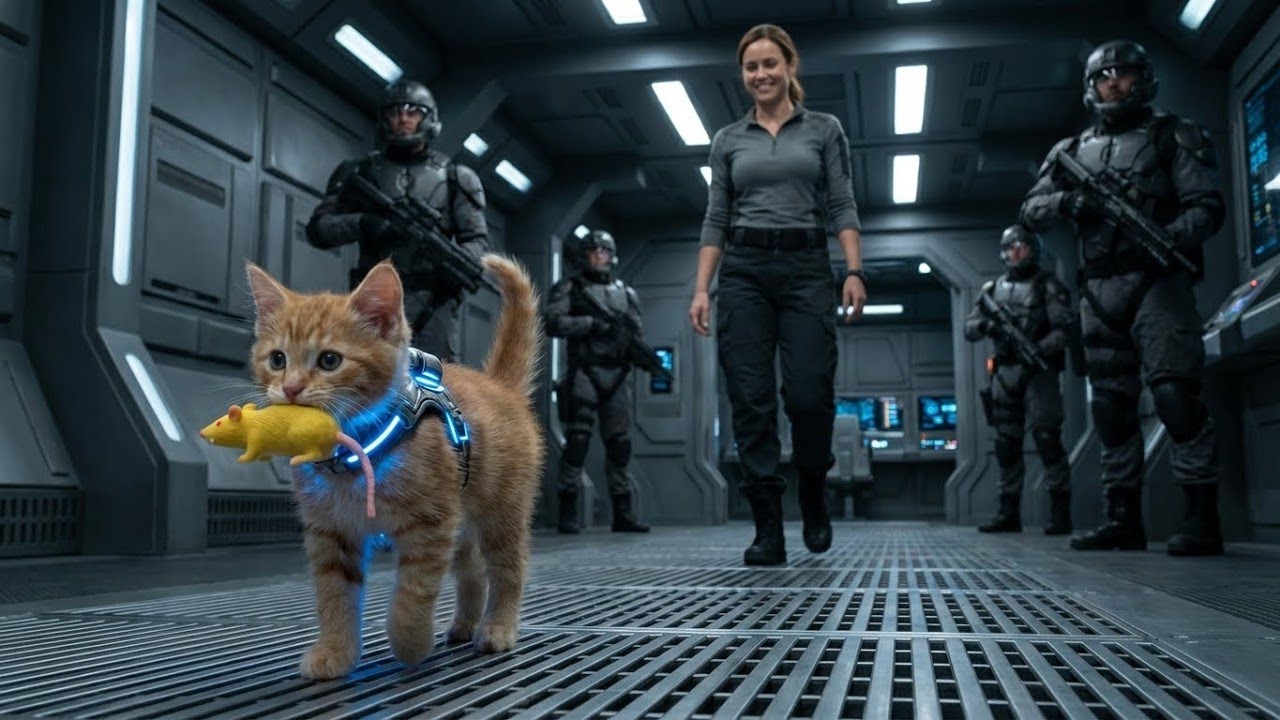 SIE TRUGEN VOLLRÜSTUNG FÜR DIE ALIENKATZE – DOCH DAS MÄDCHEN KAM MIT EINEM QUIETSCHSPIELZEUG.