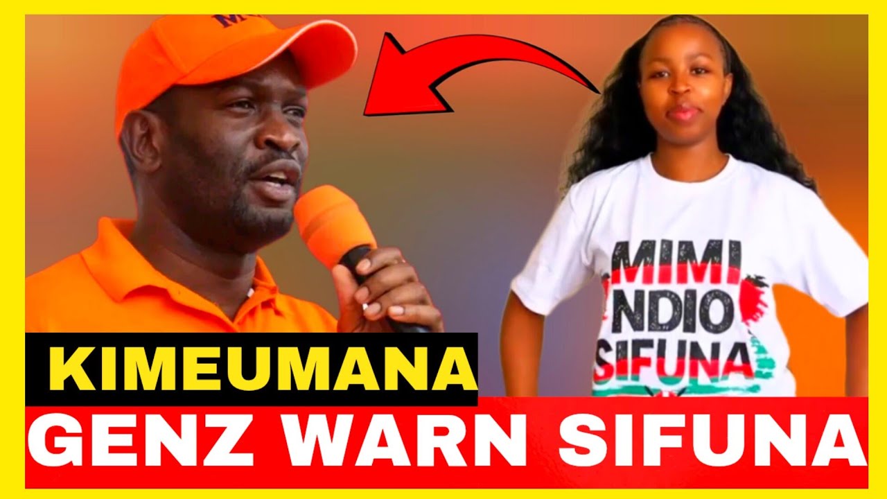 SIFUNA KWISHA!!GENZ WARN SIFUNA FACE TO FACE AVOID SCHOOL DROPS 