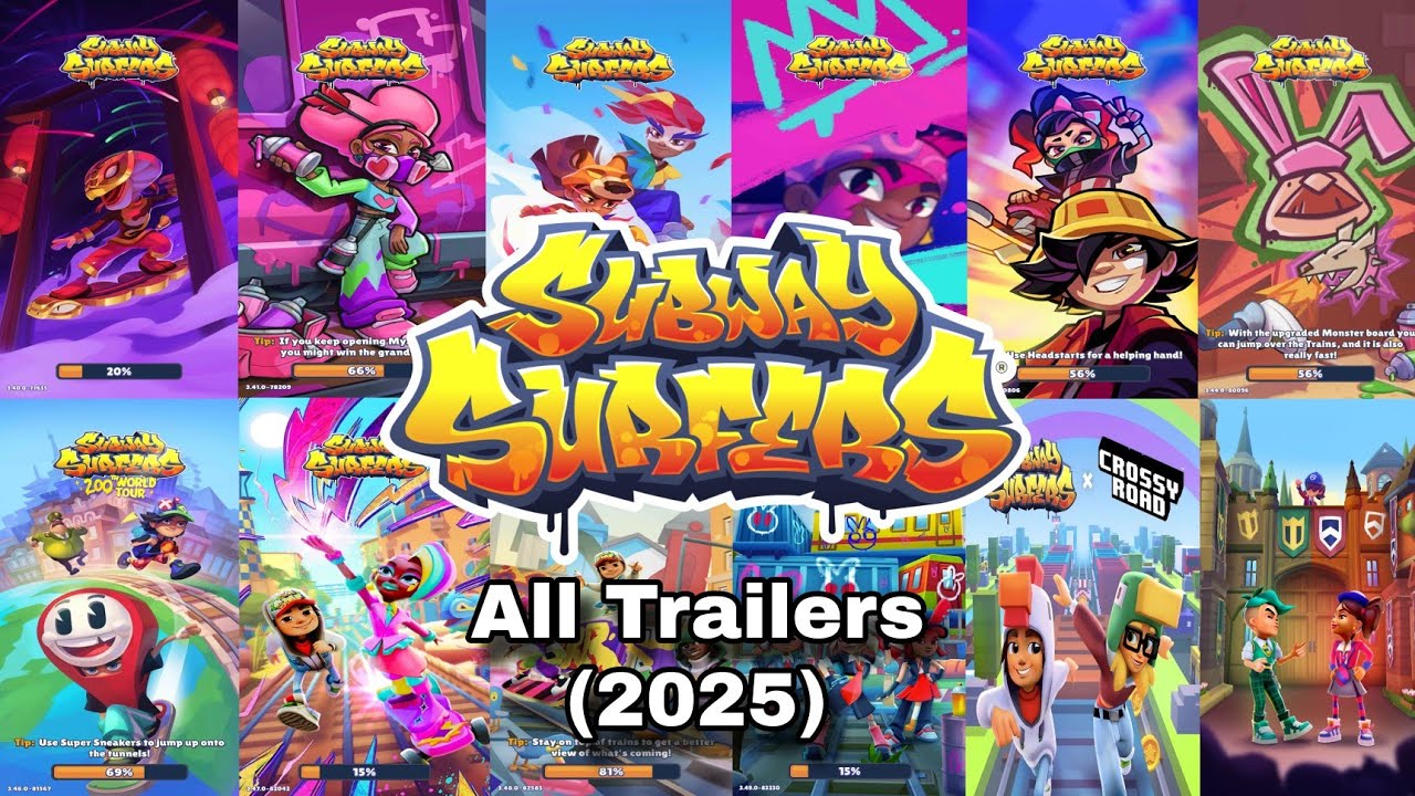 Subway Surfers 2025 All Trailers Till Date......