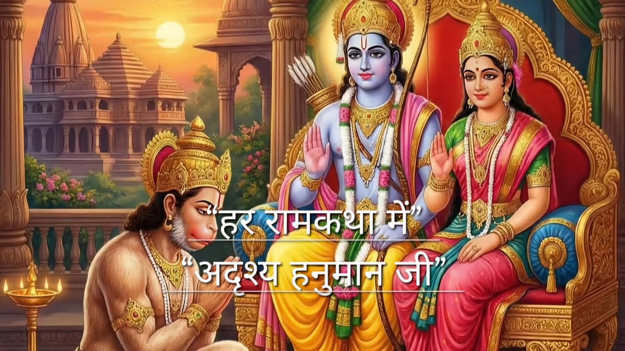 Shri Ram Bhakt Hanuman Ki Katha | हर रामकथा में अदृश्य रूप में विराजमान हनुमान जी