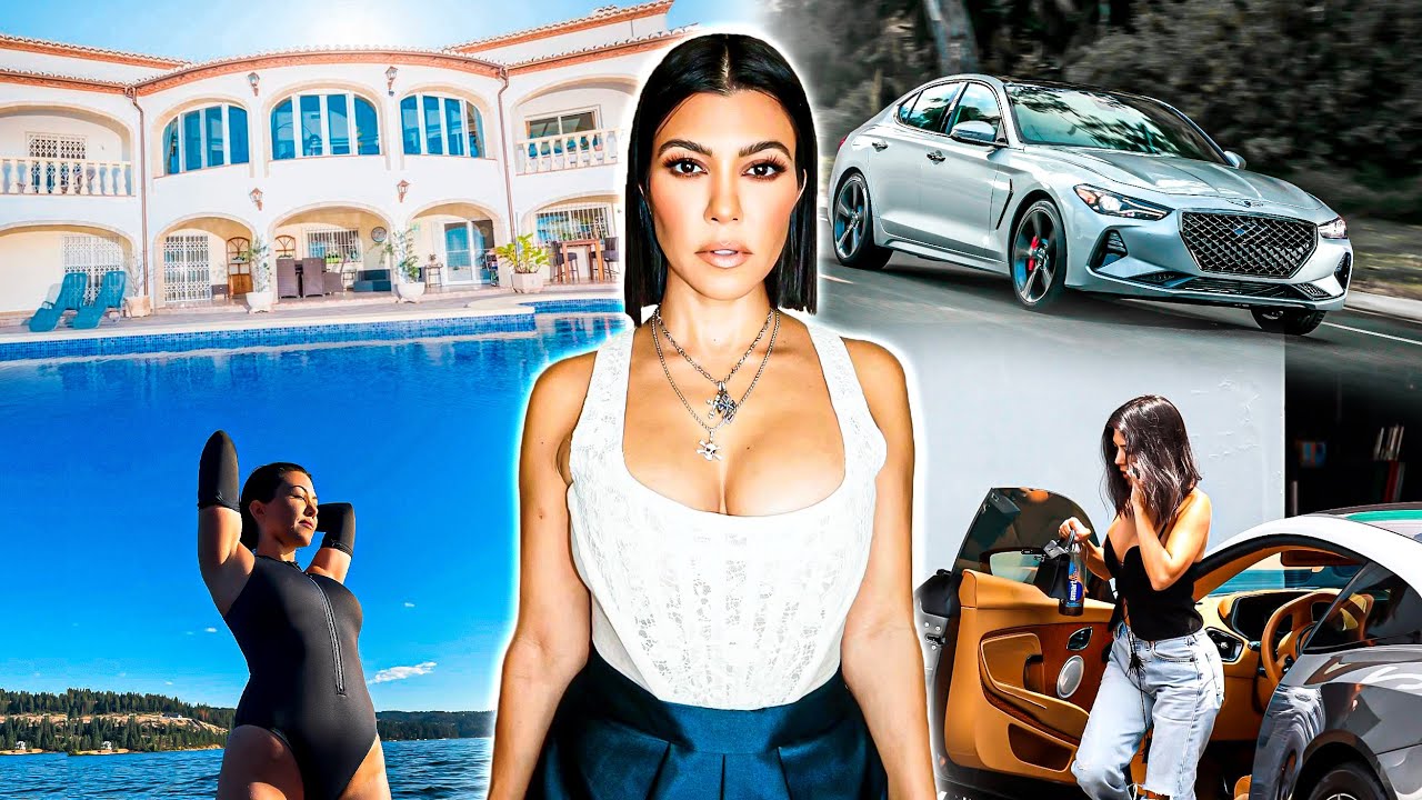 Essa é a vida luxuosa de Kourtney Kardashian, uma das irmãs Kardashian