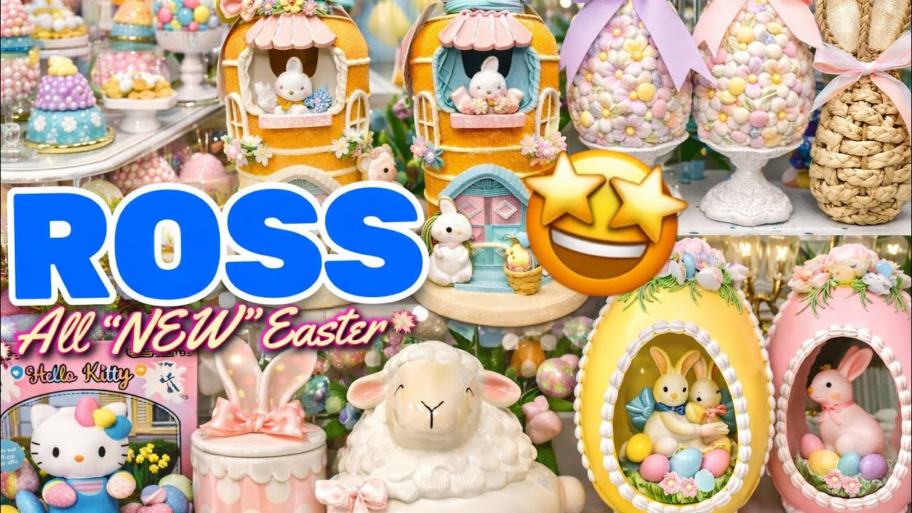 🐣 Совершенно новый пасхальный декор в магазине Ross ✨ Вы должны это увидеть!