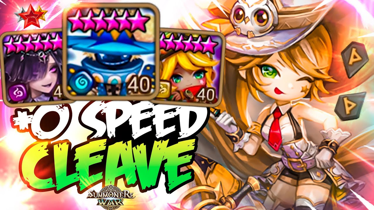 12 SEC CLEAVE with MASS OP DAMAGE DEALERS - Summoners War