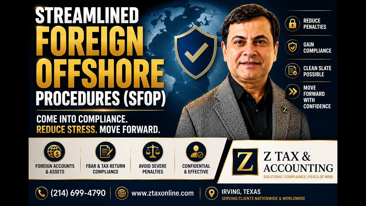 Streamlined Foreign Offshore Procedures (SFOP) Explained | IRS Offshore Compliance Program
