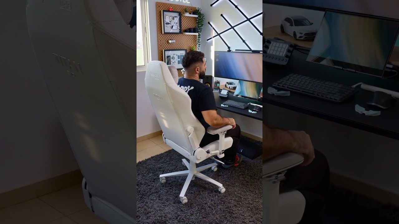 This is the ​⁠​⁠@Secretlabchairs  TITAN Evo NanoGen&trade; Edition and it's like sitting on a cloud ☁️