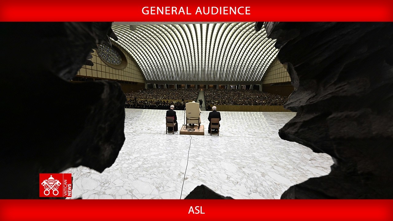 February 11, 2026 General Audience - Pope Leo XIV ASL
