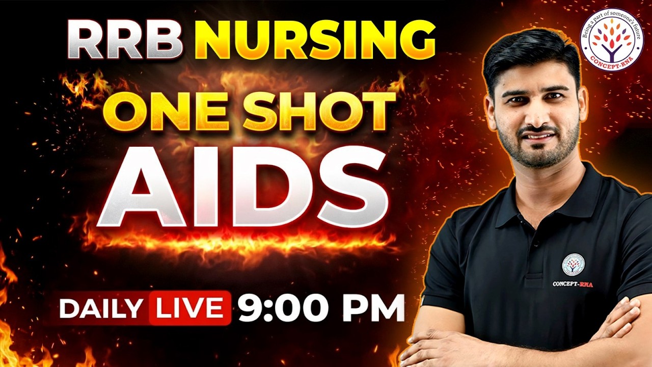 AIIMS NORCET 10 Nursing | AIDS One Shot Revision | Most Important MCQ Questions