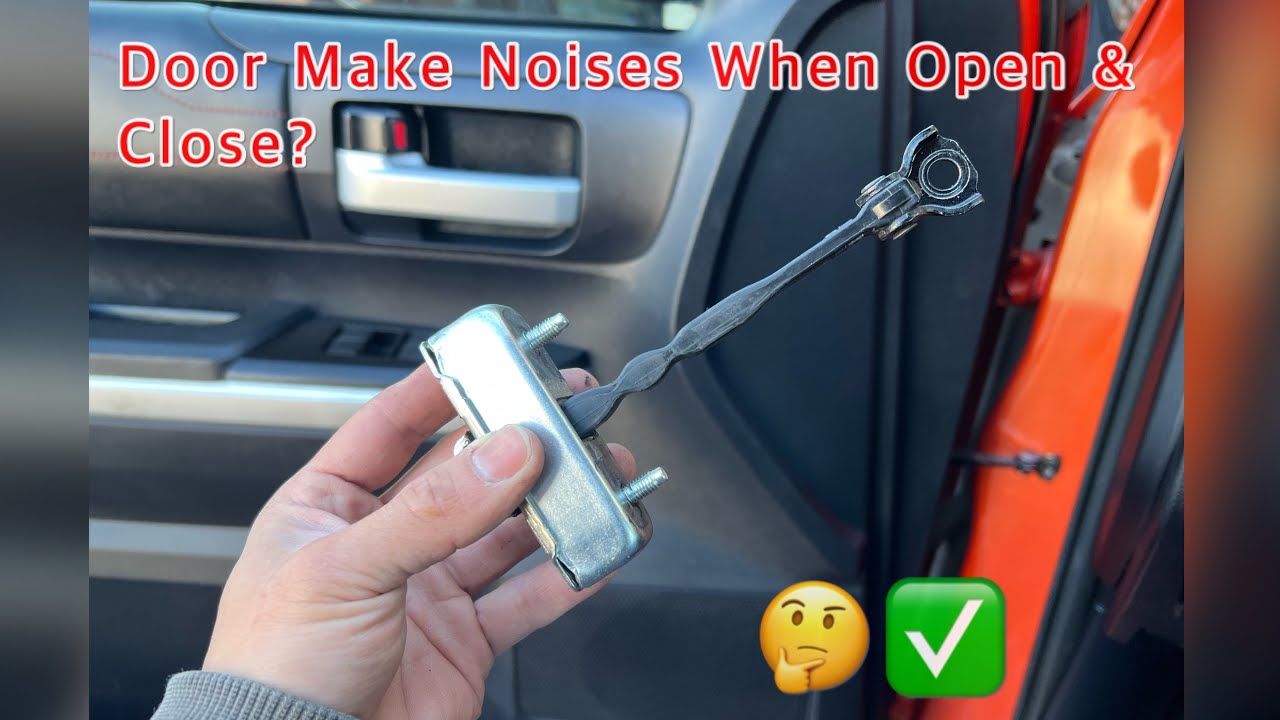 Toyota Tundra & Tacoma Door Check Replacement - Door Makes Noises While Opening & Closing - Easy Fix