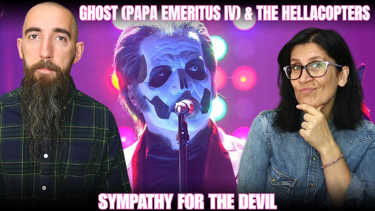 Ghost (Papa Emeritus IV) & The Hellacopters - Sympathy for The Devil (REACTION) with my wife