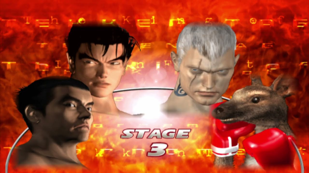 Tekken Tag Tournament — аркадный режим Джин Казама и Казуя Мисима