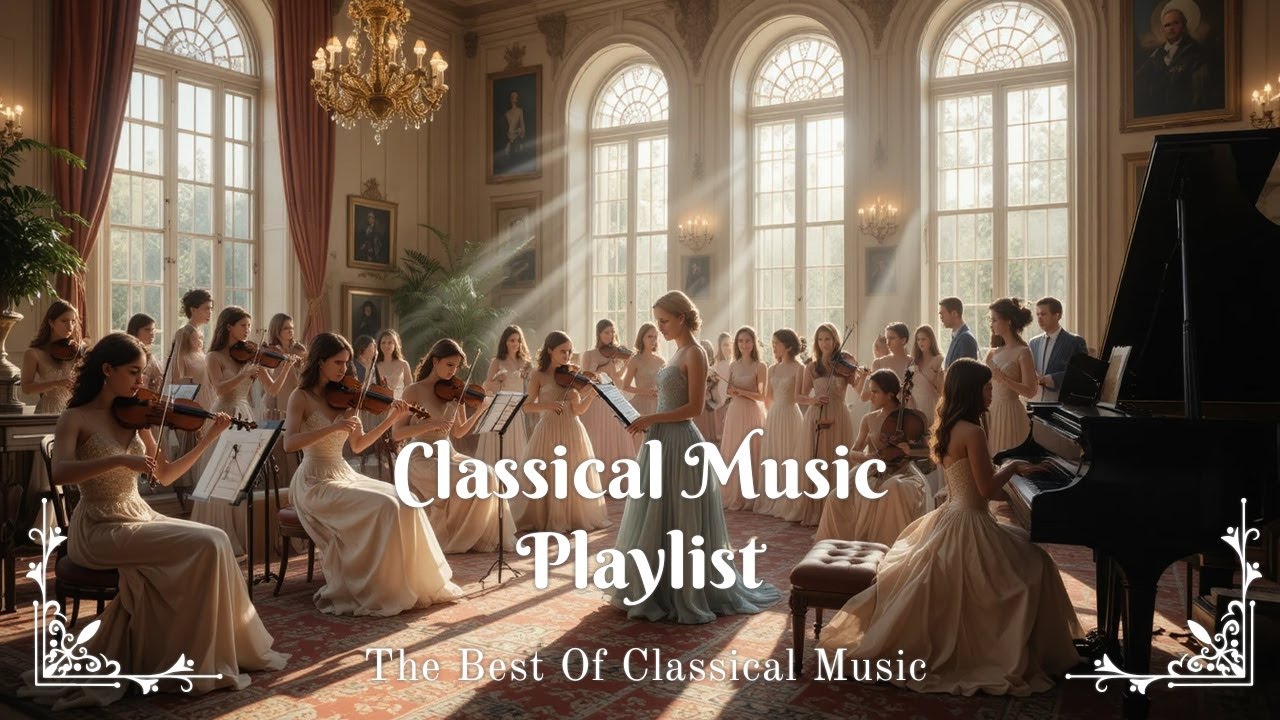 Classical Music Refined Reading Room Atmosphere &mdash; Bach, Schubert, Debussy