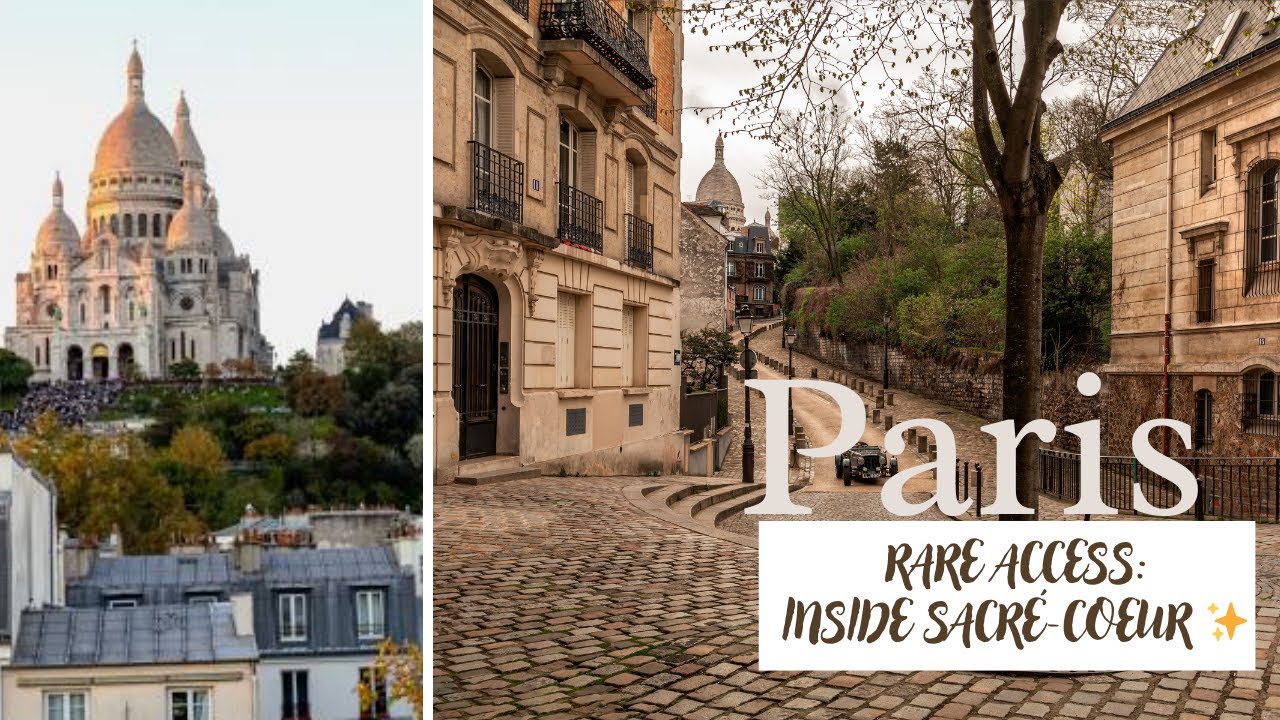 🇫🇷 Hidden Montmartre + Rare Inside Sacré-Coeur Footage! ✨ | Hidden Paris You Must See