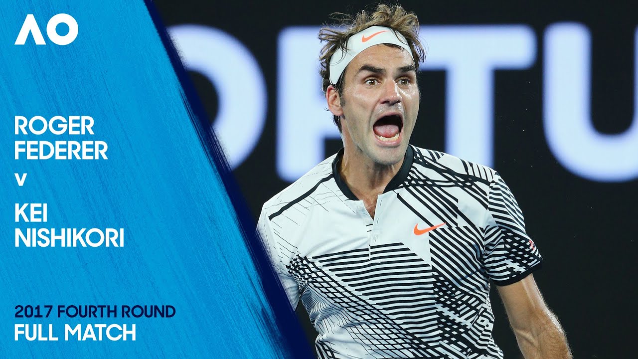 Roger Federer v Kei Nishikori Full Match | Australian Open 2017 Fourth Round