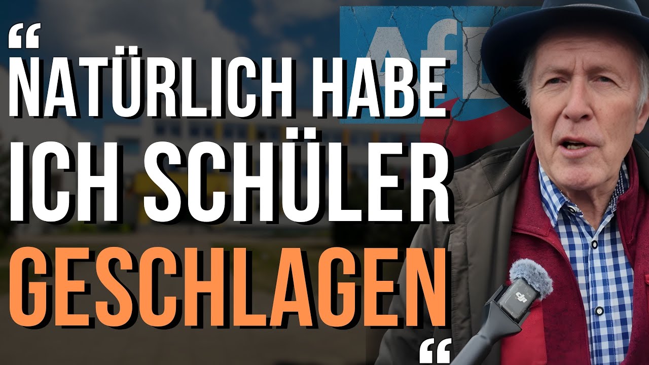 Krank! AfD-Lehrer prahlt damit, Schüler geschlagen zu haben