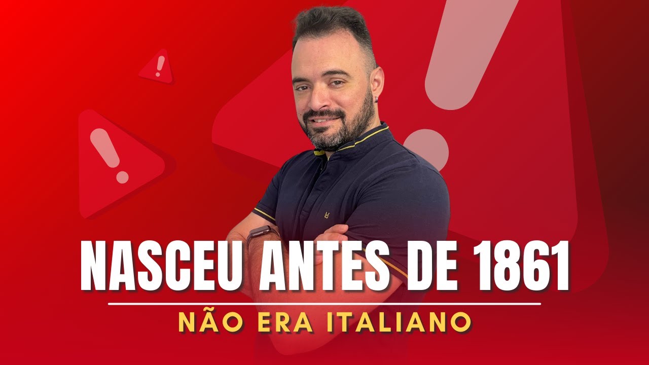 Entenda a Cidadania Italiana: Antepassados Nascidos Antes de 1861 Podem N&atilde;o Transmitir