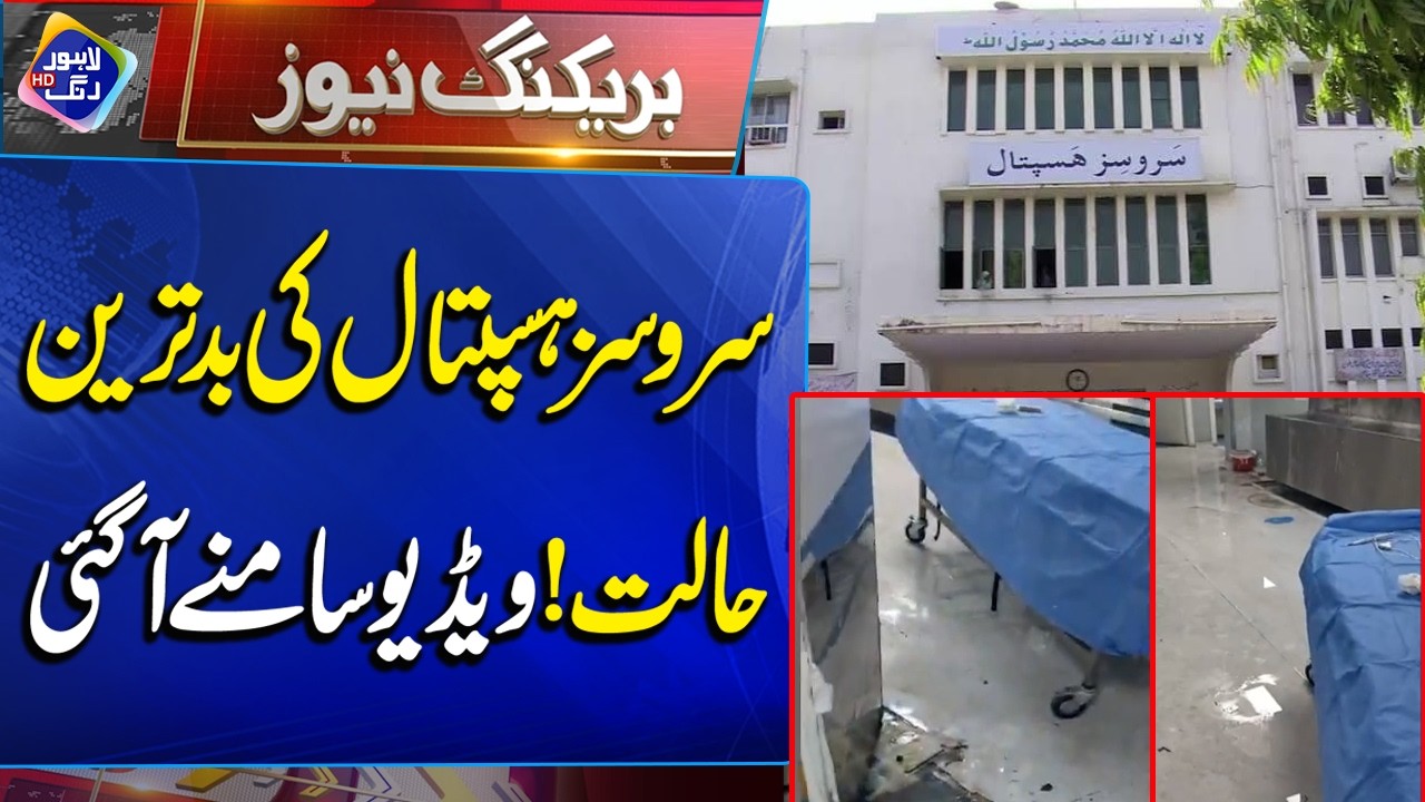 Bad Condition of Services Hospital | Video Viral | Breaking News | Lahore Rang
