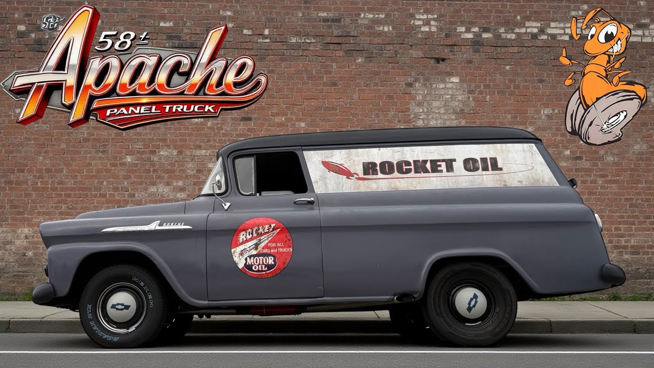 1958 Chevrolet Apache Paneltruck 350 V8 Automatik extrem cooler Truck zum cruisen und Spaß haben…