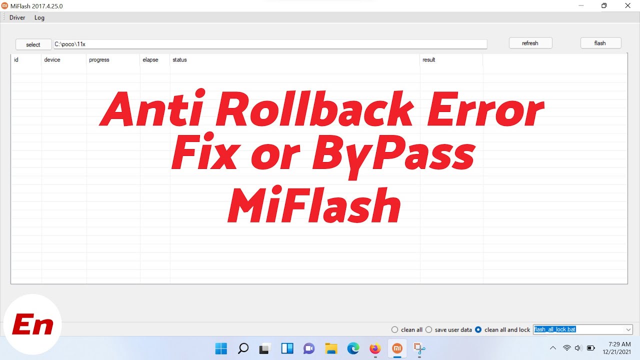 Как обойти и исправить ошибку Xiaomi Mi Flash Anti Rollback или проверить | Обход Xiaomi MiFlash ARB