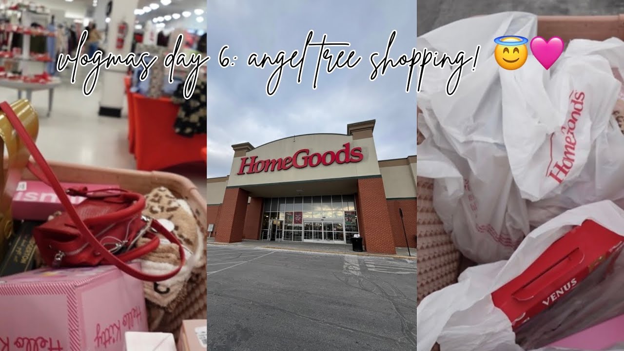 vlogmas day 6: get in loser, we’re going shopping | angel tree 🥹🎄🛍️