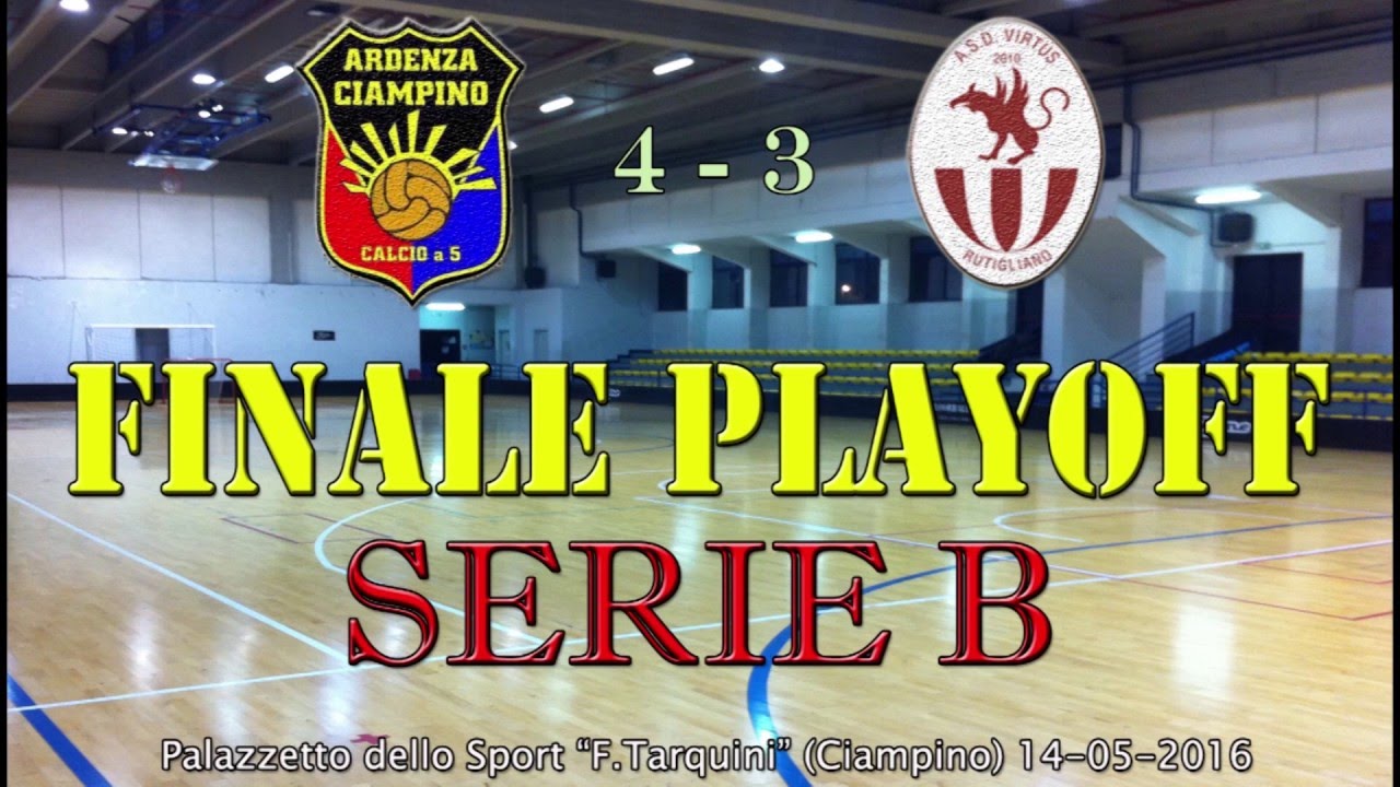 Calcio a 5, Finale playoff Serie B: Ardenza Ciampino - Virtus Rutigliano, highlights e interviste