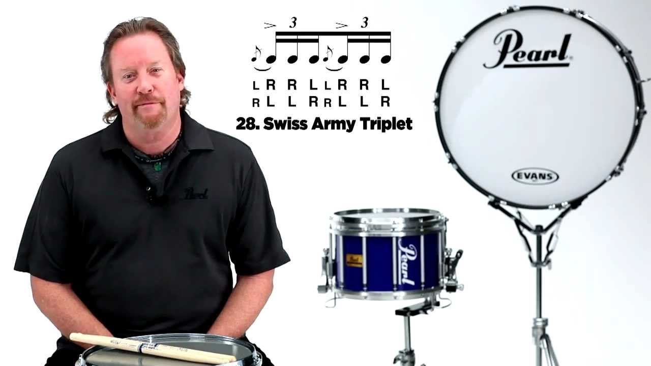 Pearl Drum Rudiments - Swiss Army Triplet