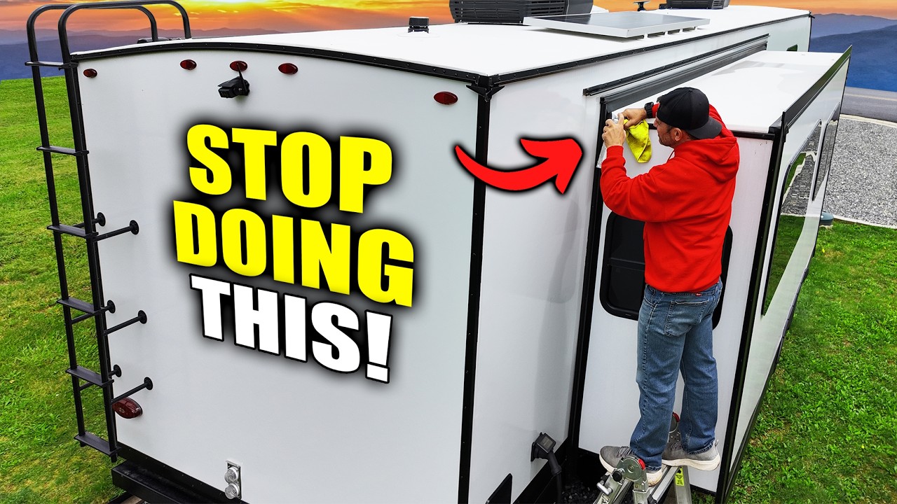 You're Making Them WORSE!  Correct RV Slide Out Seal Maintenance & Cleaning Explained.