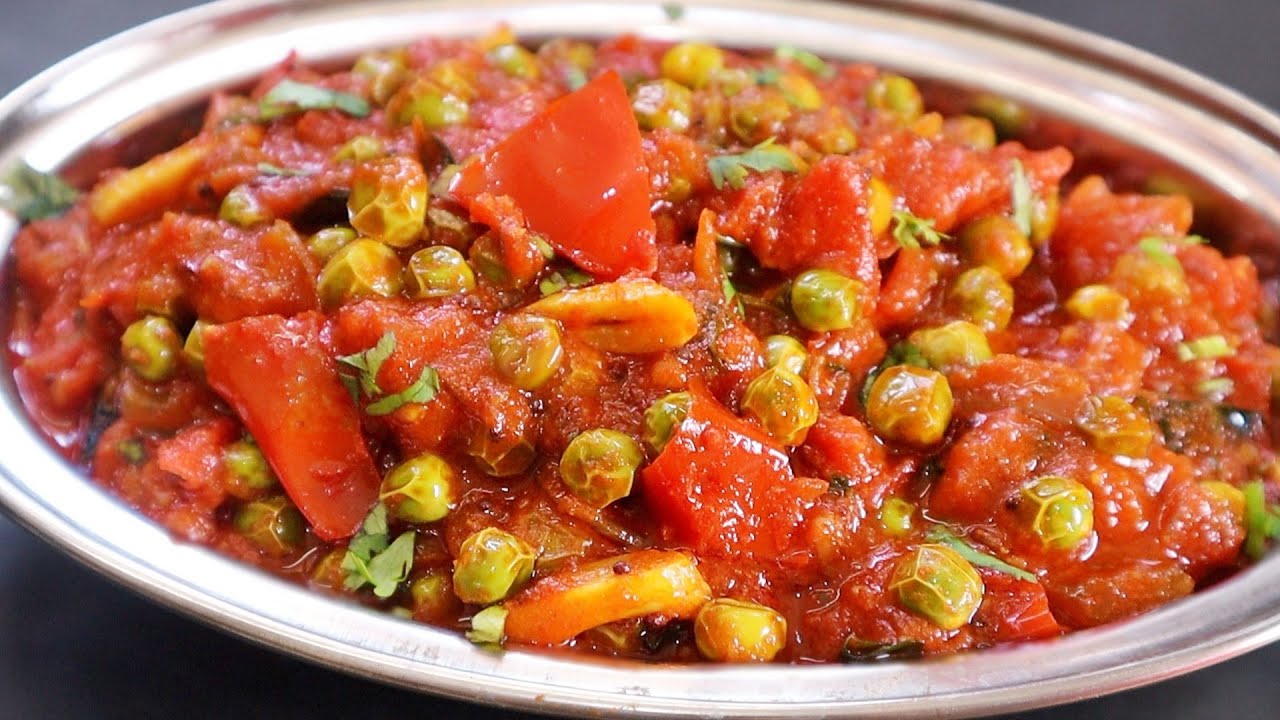 ఎంత తిన్న ఇంకా తినాలనిపించే టమాటో బఠాణి  కూర 😋 | Tamato Curry In Telugu | Tomato Batani Curry