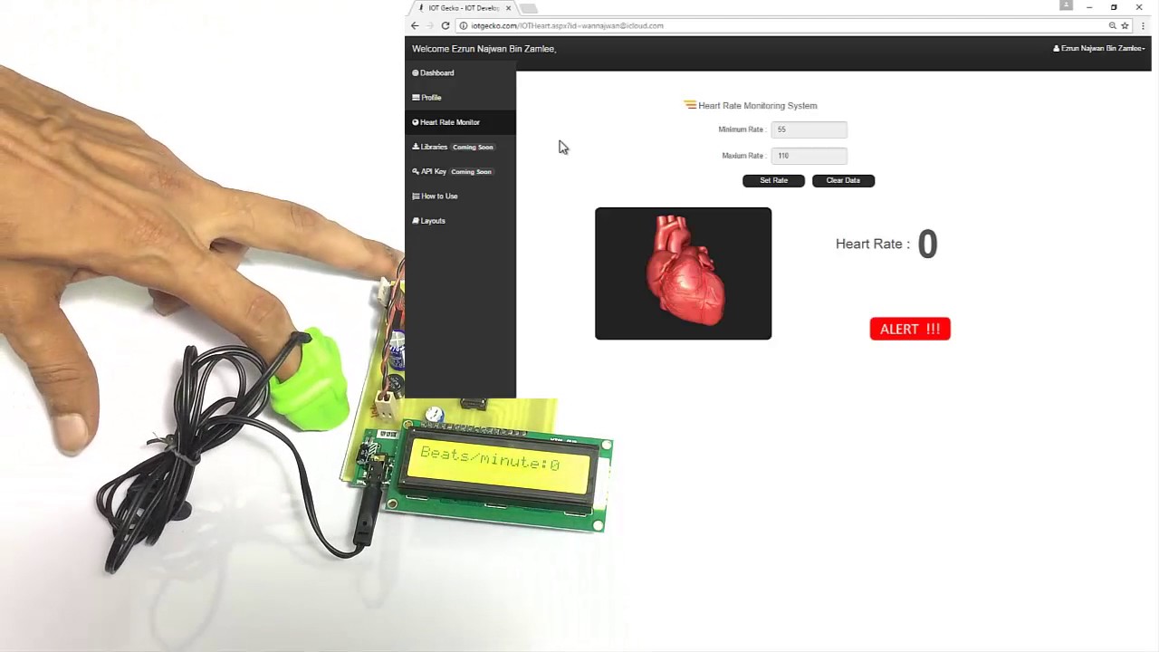 IOT Heart Attack Detection & Heart Rate Monitor