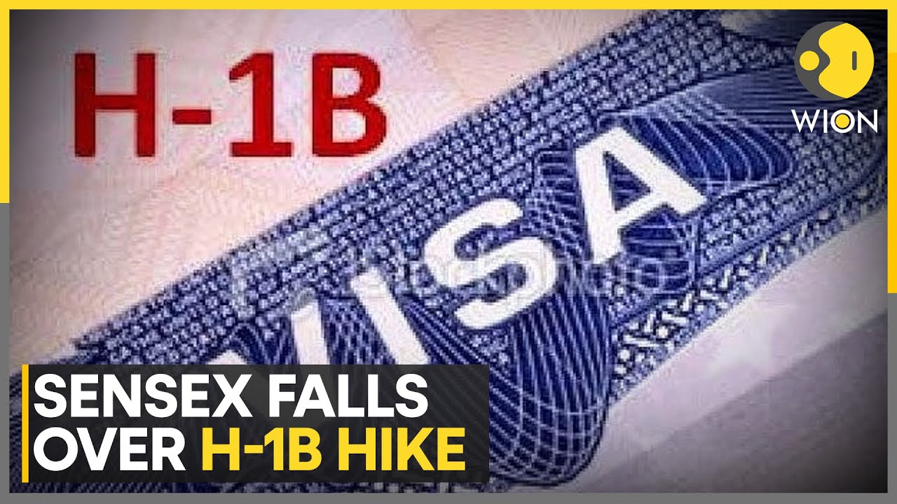 Stock Markets Decline in Early Trade Dragged by It Firms on U.S. H-1B Visa Fee Hike Concerns | WION