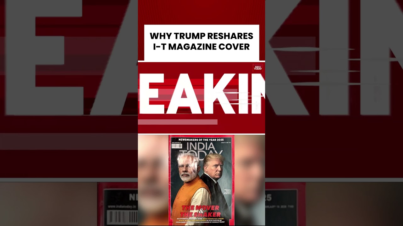 Дональд Трамп репостнул обложку журнала India Today | Премьер-министр Моди | Трамп | Американо-ин...
