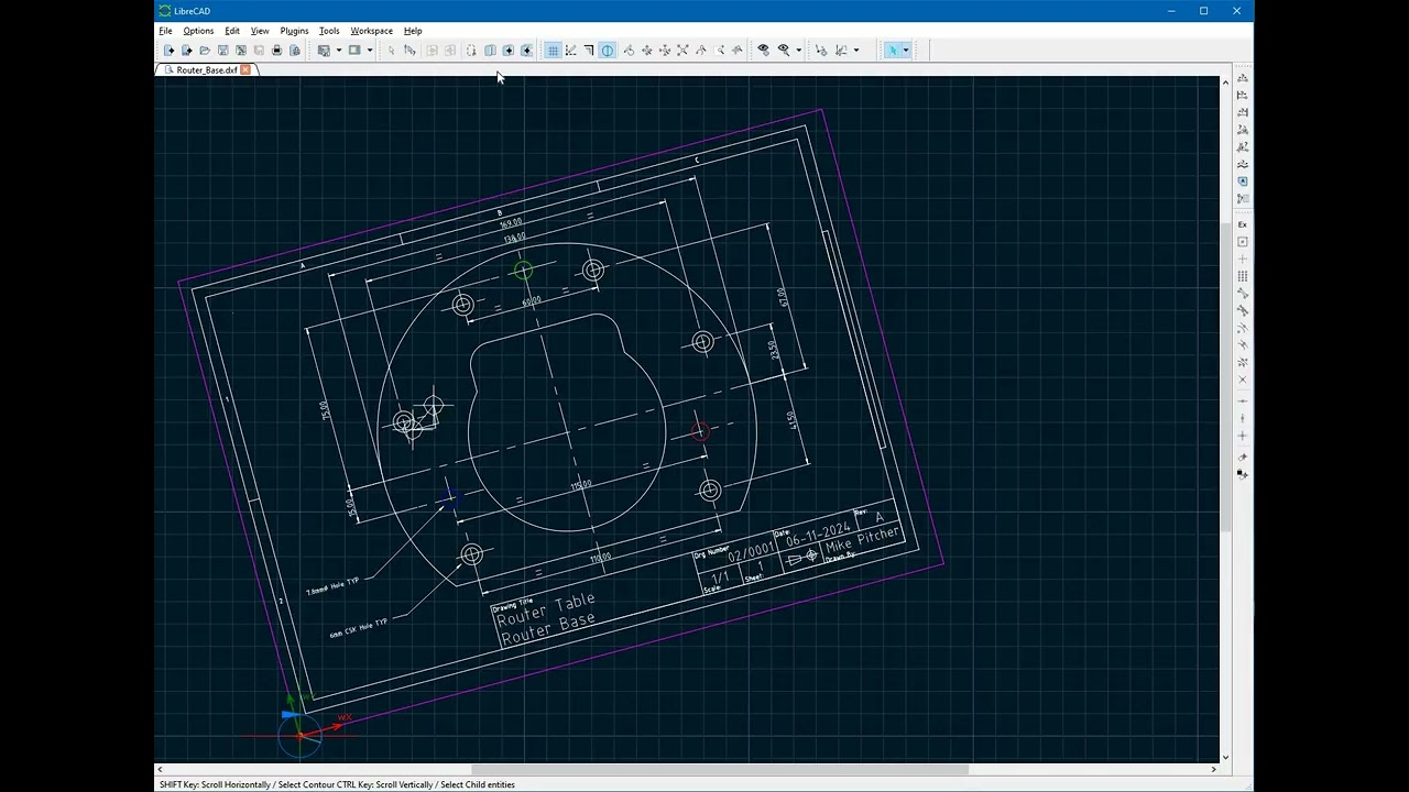 LibreCAD Workspaces
