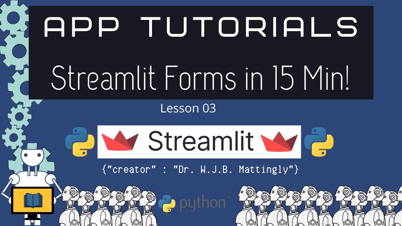 Как использовать формы в Streamlit EASY (руководства по Streamlit 01.03)