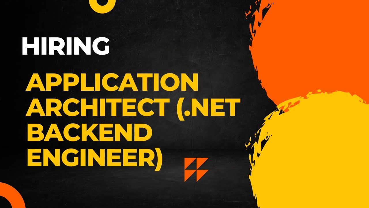Sr. Backend Engineer / Application Architect | Exciting Job Opportunity with Flexible Work Options!