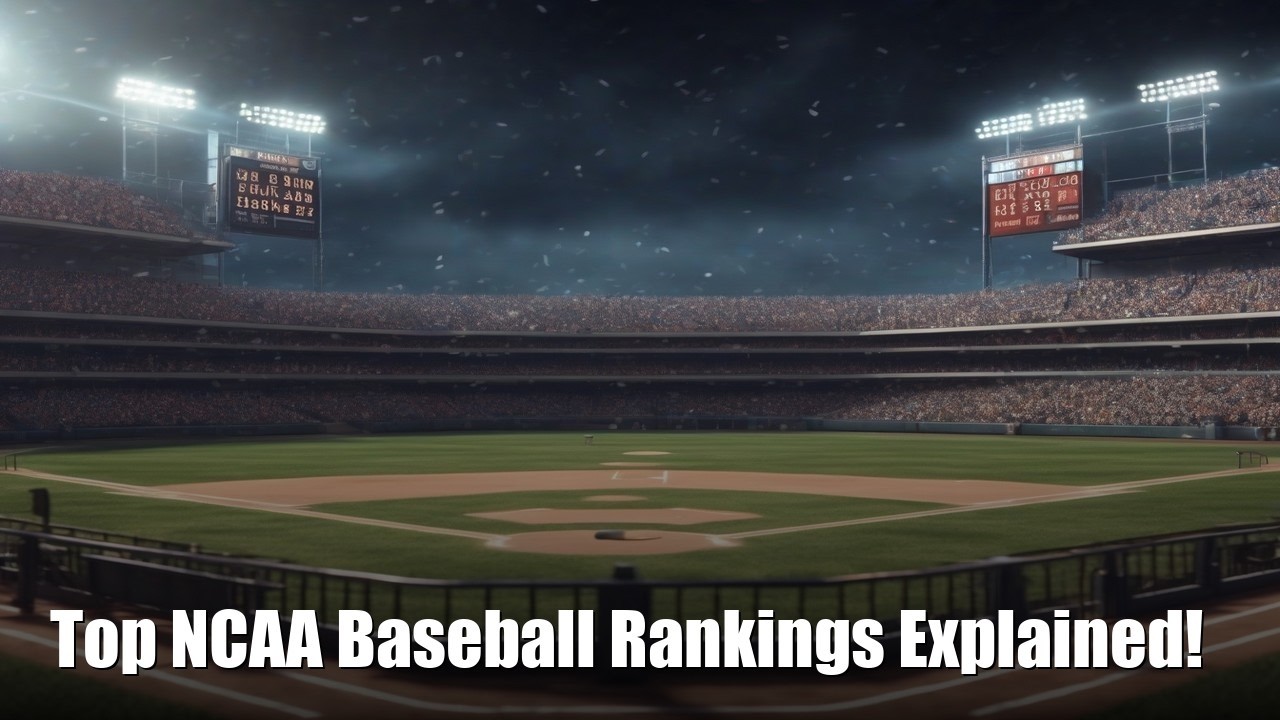 Top NCAA Baseball Rankings Explained!