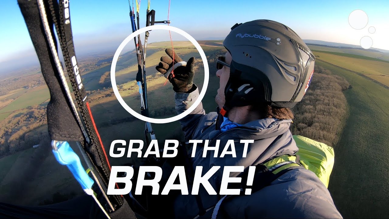 Paraglider Control: Grab that brake!