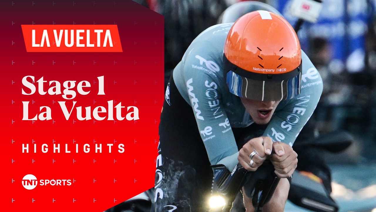 TIME TRIAL KING! 👑 | Men's La Vuelta Stage 1 Race Highlights | TNT Sports Cycling