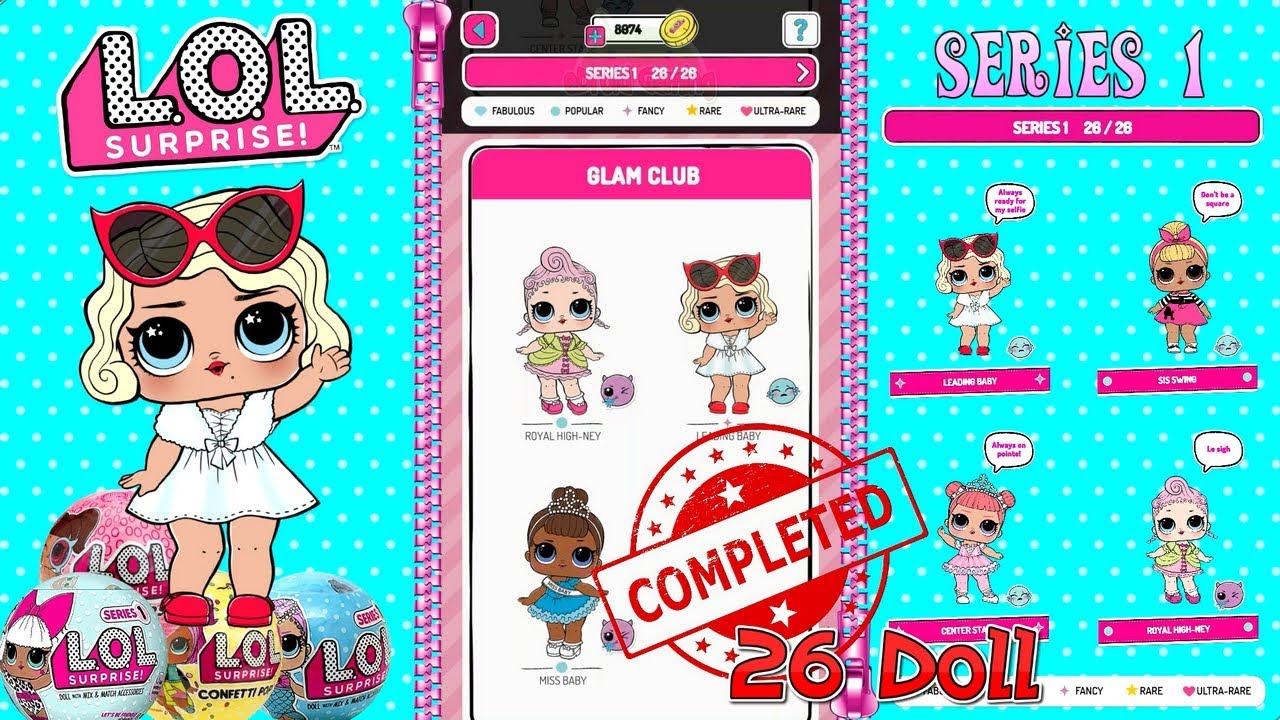 Wow!! 26 Dolls Collected - LOL L.O.L Surprise Ball Pop Series 1 Completed