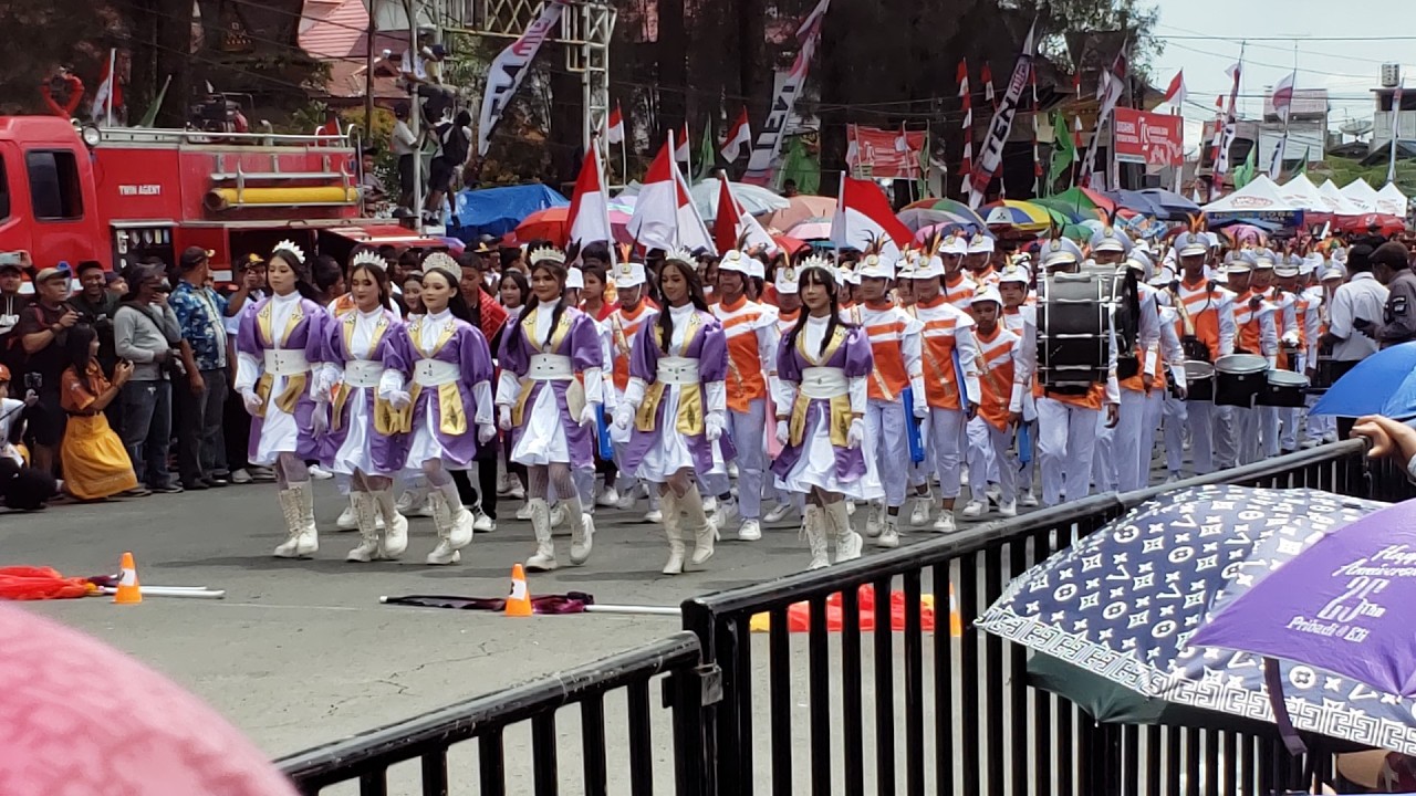 Marching Band SMP Santa Maria Kabanjahe 2024 - HUT RI 79