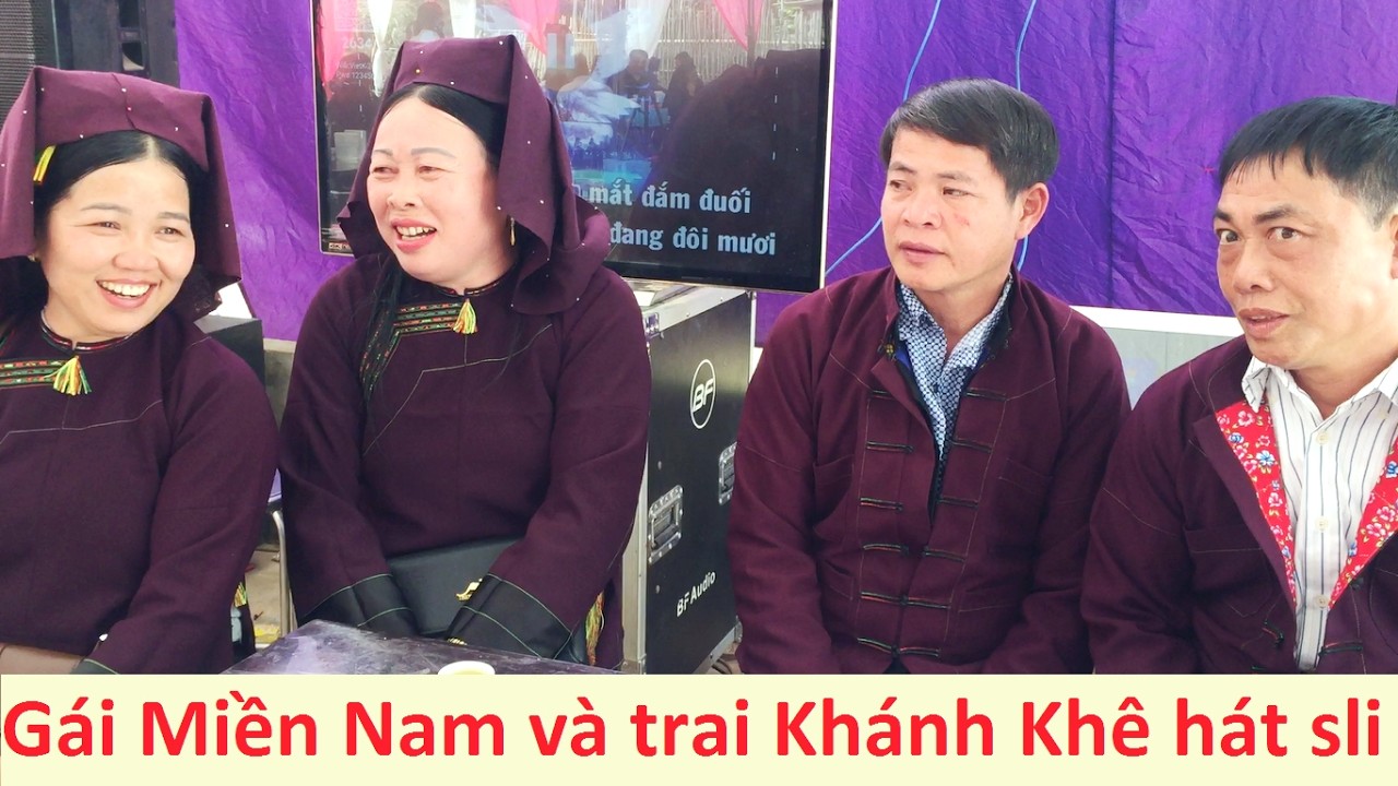 .Gái Miền Nam và trai Khánh Khê hát sli lễ đặt bàn mụ xã Thống Nhất #1