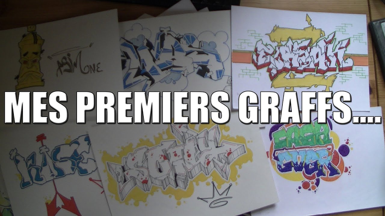 Vidéo spéciale 50 000 // Mes premiers graffs, sketchs, quand je commençais...