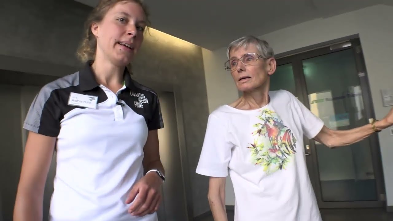 Atemtherapie und Treppensteigen