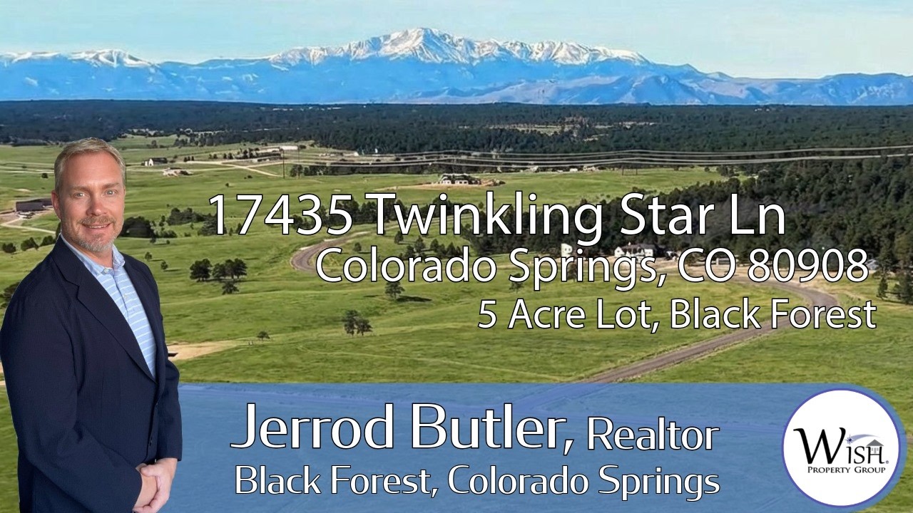 5 Acre Lot - Black Forest, Colorado Springs - 17435 Twinkling Star