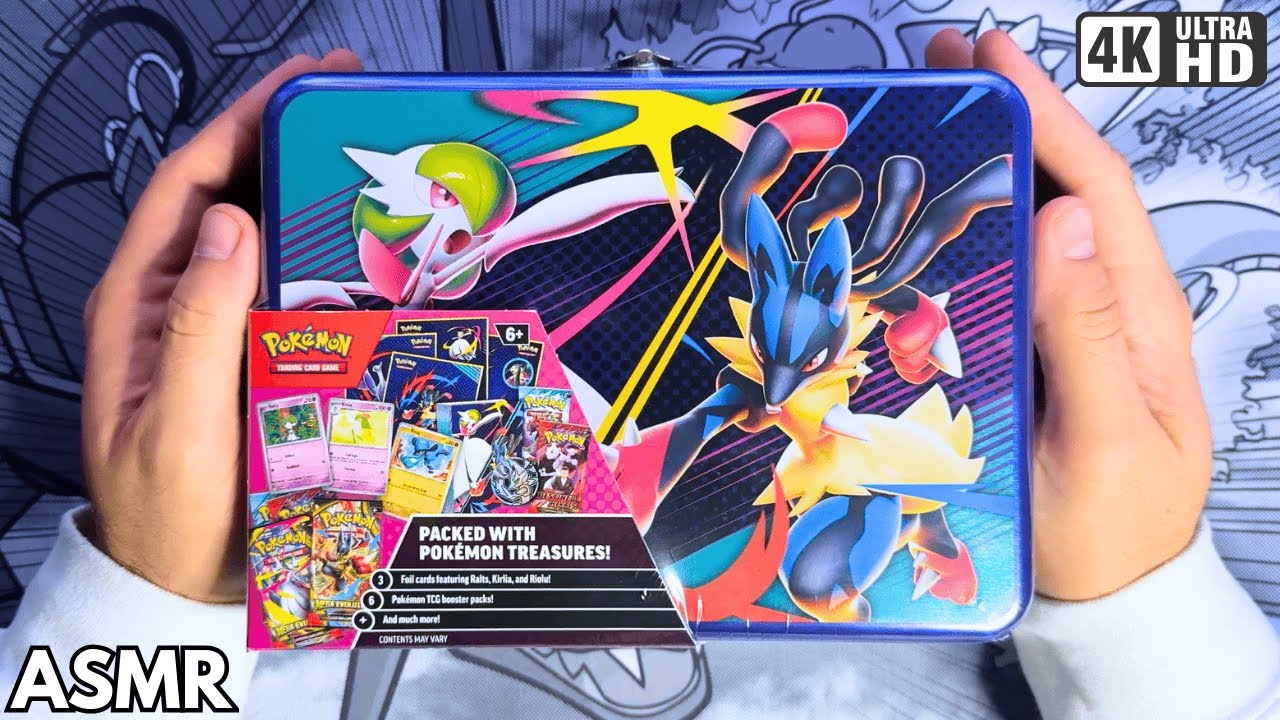 ASMR | Pokemon Mega Evolutions Collector Chest 2025 Opening ✨ 4K Soft Spoken