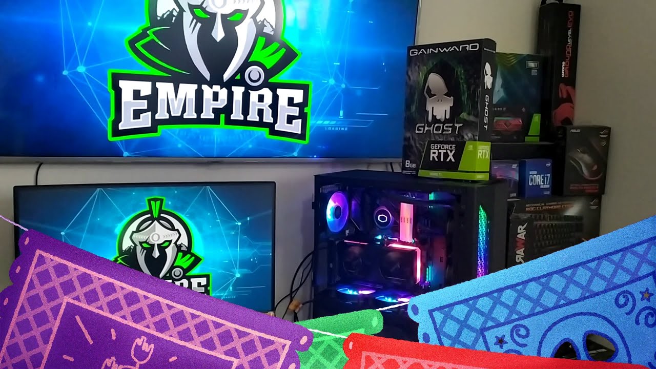 RTX 3060TI GAINWARD GHOST UNBOXING/LIGADA!!!!